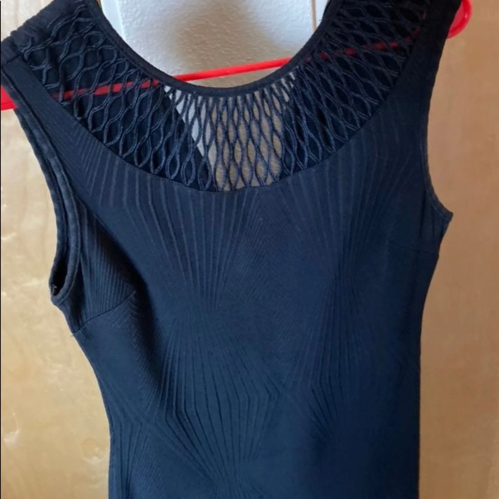 Black bodycon dress
